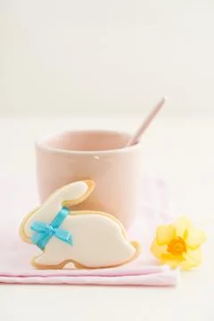 Easter bunny sugar cookie Foto stock