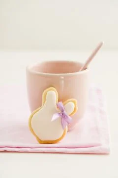 Easter bunny sugar cookie Stock Photos