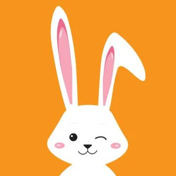 Easter bunny vector Illustrazione stock