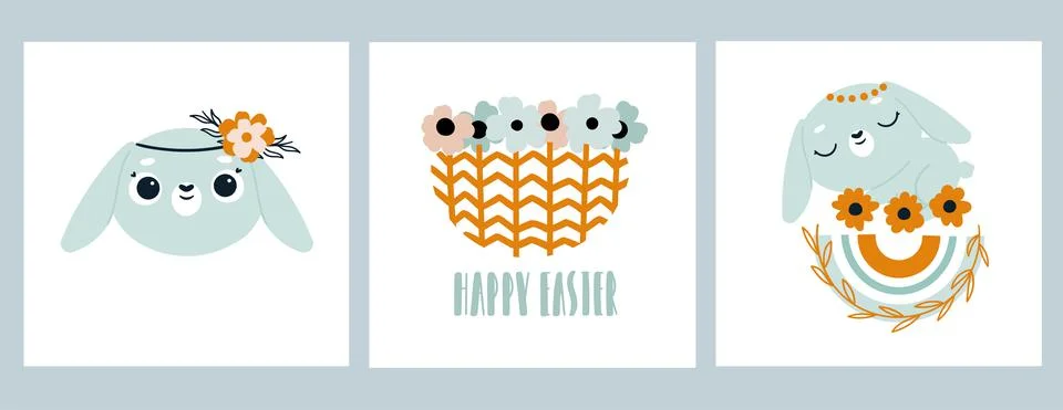 Easter Bunny vector Stock Illustration