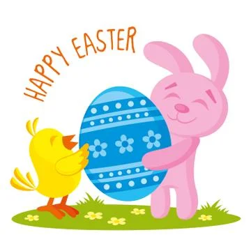 Easter Bunny vector illustration Stockillustratie