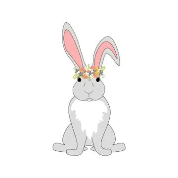 Easter bunny vector illustration Stockillustratie