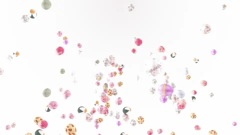 Easter Burst on Pastel Background Stock Footage 263956229