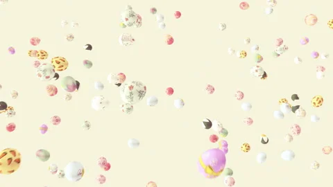 Easter Burst on Pastel Stock Footage 265148823