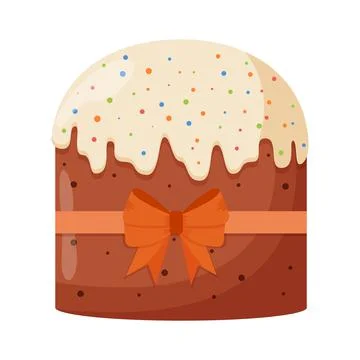 Easter cake. Easter concept. Happy Easter banners, greeting cards, posters 스톡 일러스트