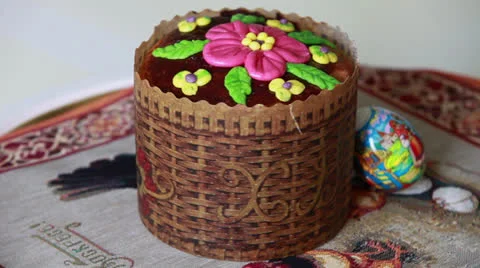 Easter cake Stock Footage 23273653