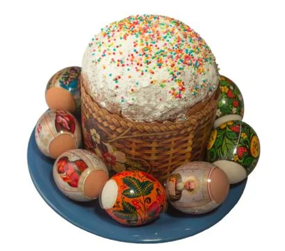 Easter cake Stock Photos