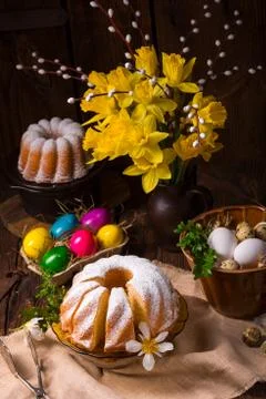 Easter cake Stock Photos