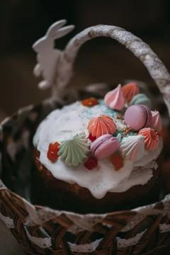 Easter cake Stock Photos