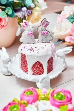 Easter cake Stock Photos
