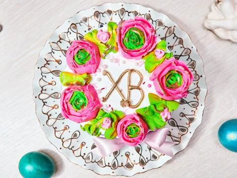Easter cake Stock Photos
