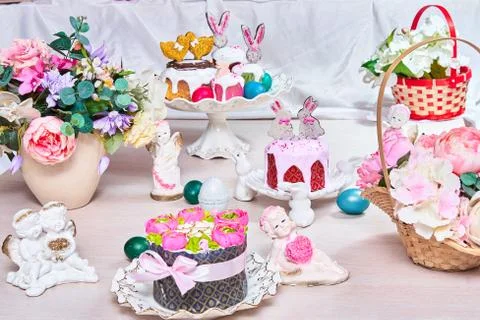 Easter cake Stock Photos