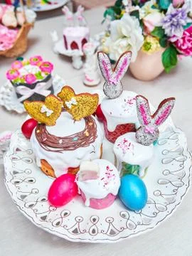 Easter cake Stock Photos