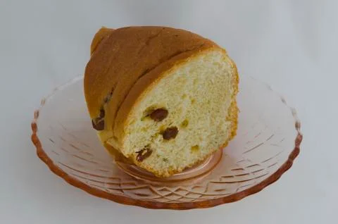 Easter cake with  raisin Stock Photos