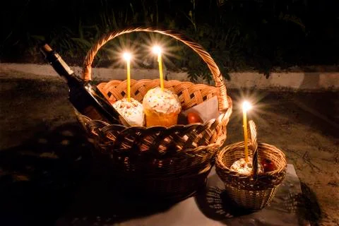 Easter cakes Stock Photos