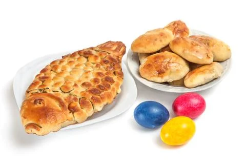 Easter cakes Stock Photos