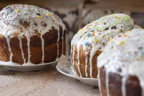 Easter cakes Stock-Fotos