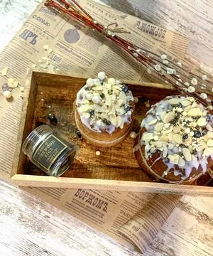 Easter cakes Stock Photos