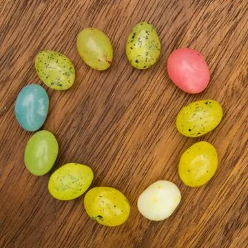 Easter candy 스톡 사진