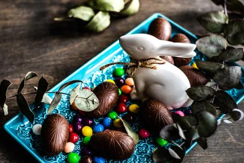 Easter card concept Stock Photos