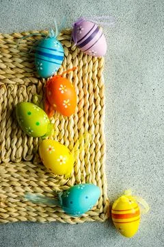 Easter card concept Stock Photos