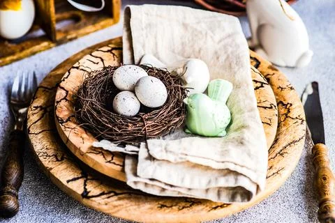 Easter card concept Stock Photos