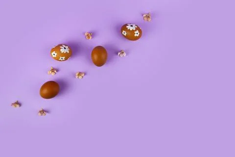 Easter card design. Easter eggs. Foto stock