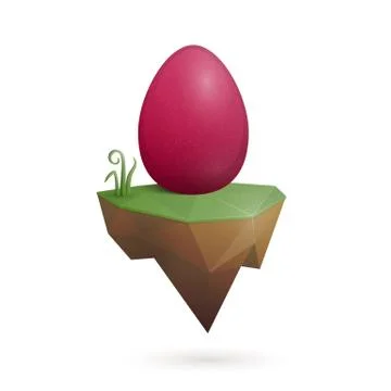 Easter card design Stock Illustration