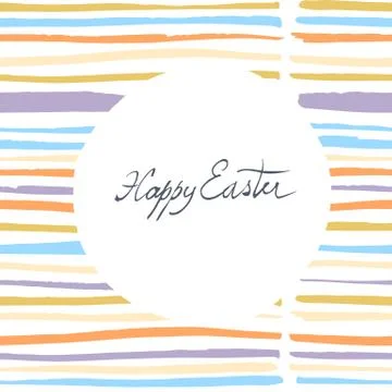 Easter Card Design Stock Illustration