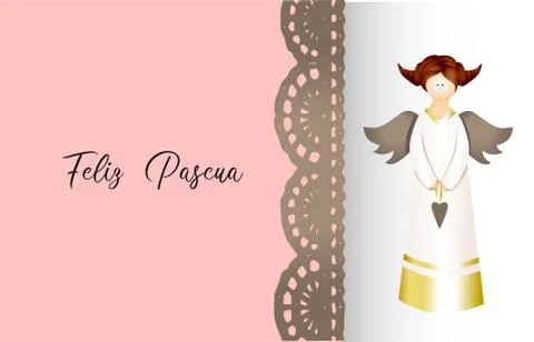 Easter card. Easter Sunday. Tender background with flowers. Vertical format.  스톡 일러스트