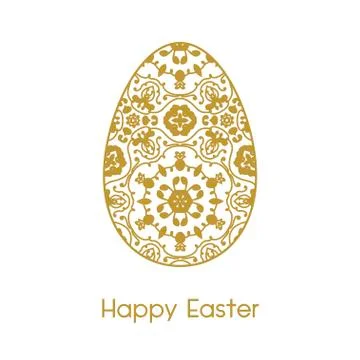 Easter card with eggs Stock Illustration