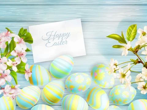 Easter card. EPS 10 Illustrazione stock