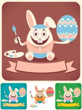 Easter Card Stock Illustration