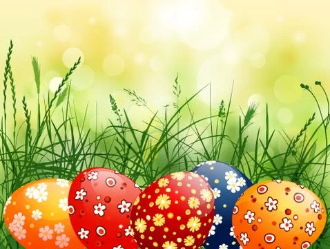 Easter card Stock Illustration