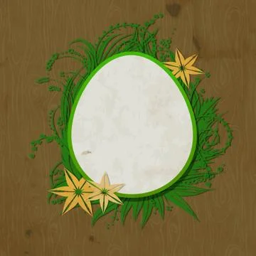 Easter card Stock Illustration