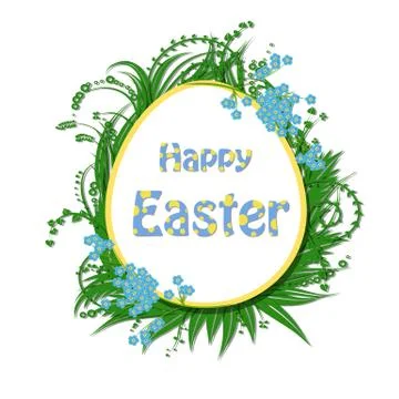 Easter card Stock Illustration