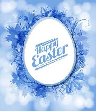 Easter card. Stock Illustration