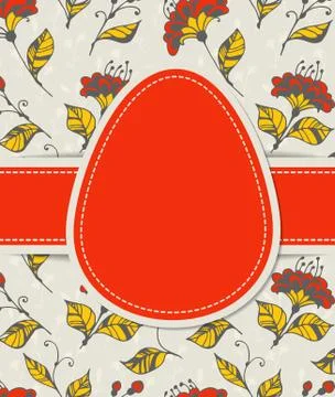 Easter card Stock Illustration