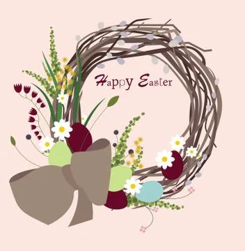 Easter card Stock Illustration