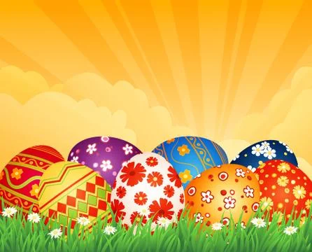 Easter card Stock Illustration