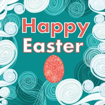 Easter card Stock Illustration