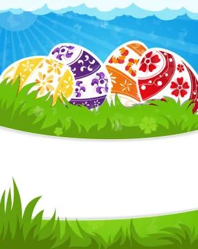 Easter card Stock Illustration