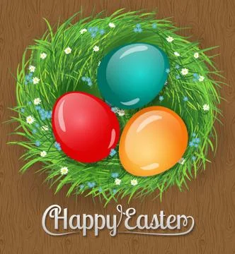 Easter card Stock Illustration