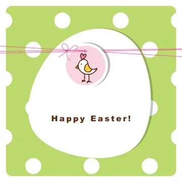 Easter card Stock Illustration