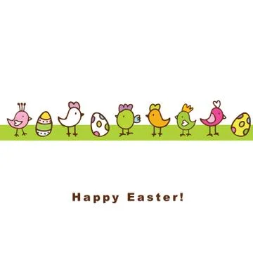 Easter card Stock Illustration