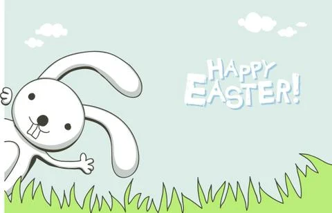 Easter card Stock Illustration