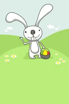 Easter card Stock Illustration