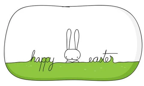Easter card Stock Illustration