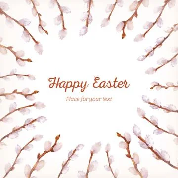 Easter card Stock Illustration