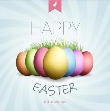 Easter Card Stock Illustration